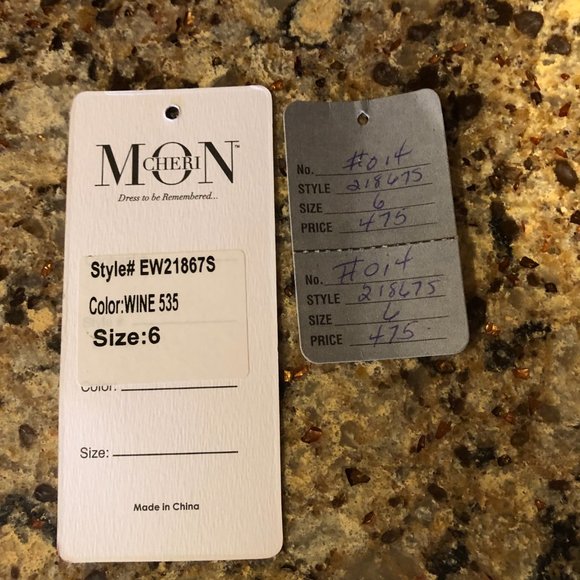 Ellie Wilde by Mon Cheri Dress, Size 6. - Picture 8 of 8